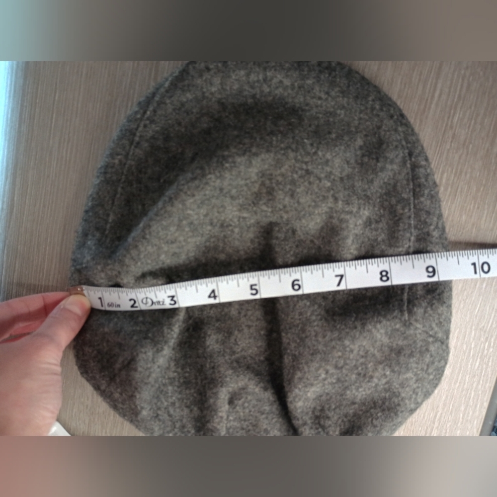 Vintage Dobbs Fifth Avenue Felted Wool Newsboy Cap Gray Mens 7 Cabbie Hat - Picture 14 of 14
